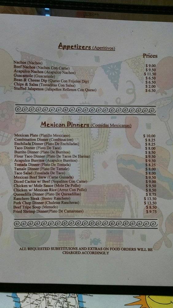 Acapulco Cafe | restaurant | 3410 US-17, Zolfo Springs, FL 33890, USA | 8637350677 OR +1 863-735-0677