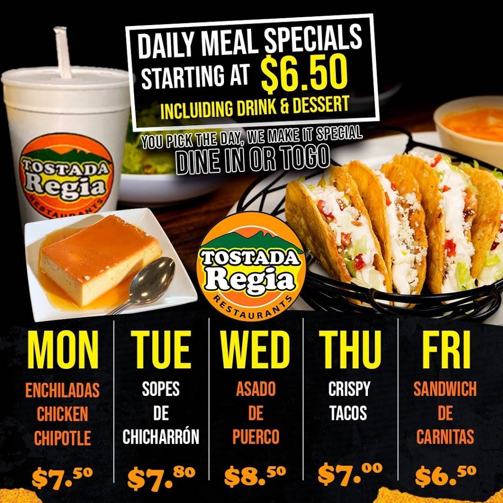 Tostada Regia Westheimer | restaurant | 12315 C, Westheimer Rd, Houston, TX 77077, USA | 2816796180 OR +1 281-679-6180