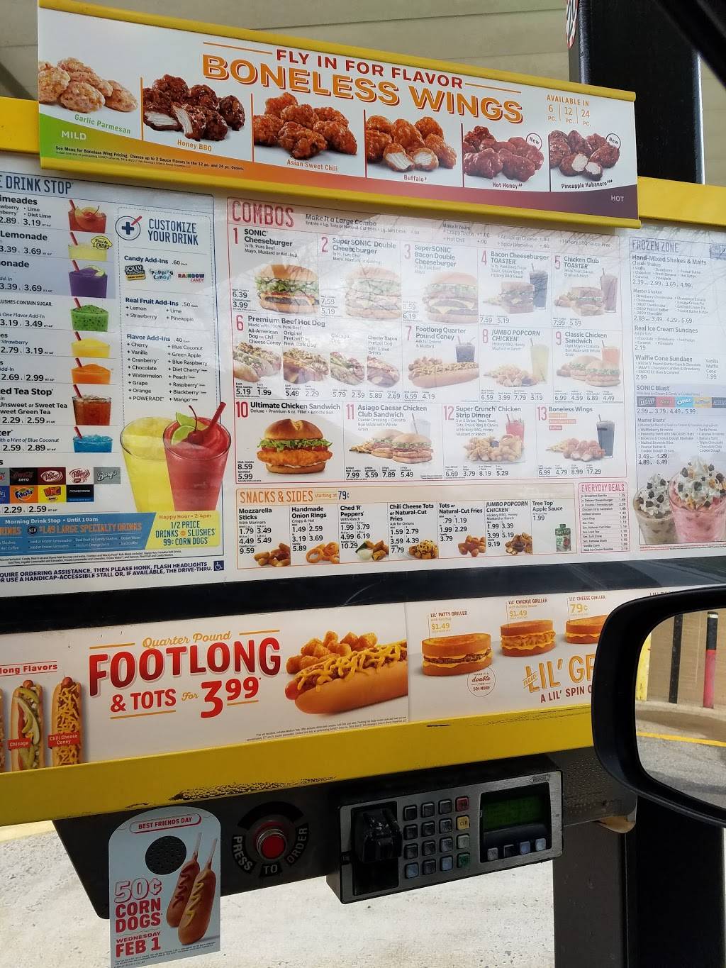 Sonic Drive-In | restaurant | 1093 N Military Hwy, Norfolk, VA 23502, USA | 7574559555 OR +1 757-455-9555