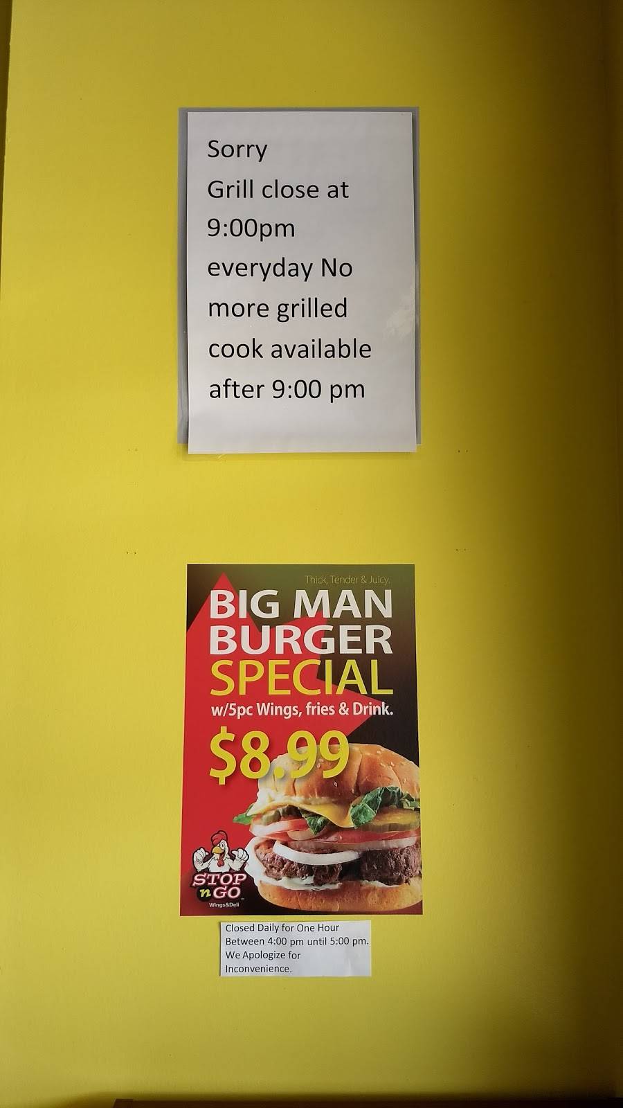 Stop N Go Wings & Deli | restaurant | 1631 Woodruff Rd, Greenville, SC 29607, USA | 8642340673 OR +1 864-234-0673