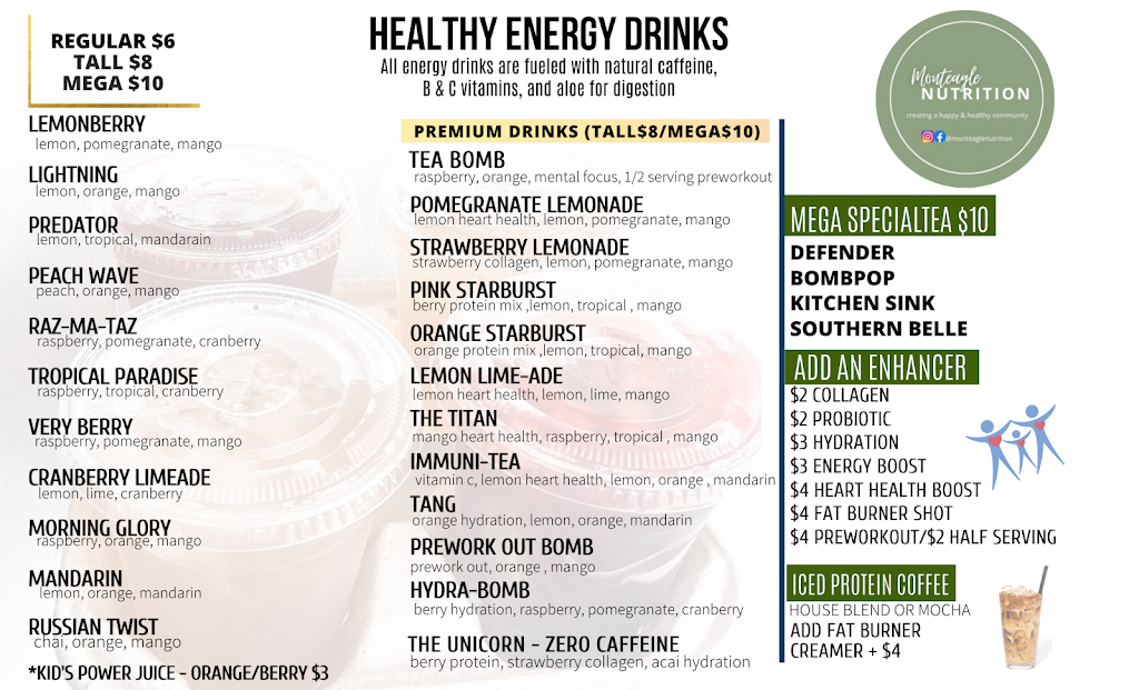 Monteagle Nutrition | restaurant | 1045 W Main St, Monteagle, TN 37356, USA | 9319240483 OR +1 931-924-0483