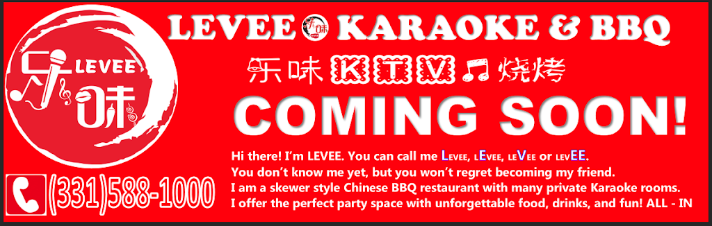 LEVEE KARAOKE & BBQ | restaurant | 4436 E New York St, Aurora, IL 60504, USA | 3315881000 OR +1 331-588-1000