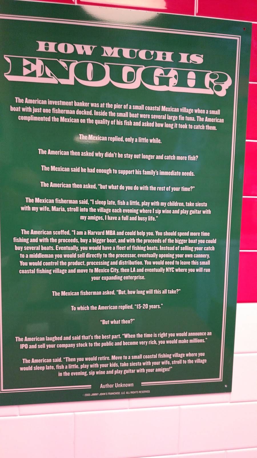 Jimmy Johns | meal delivery | 14250 Bear Valley Rd, Victorville, CA 92392, USA | 7609556000 OR +1 760-955-6000