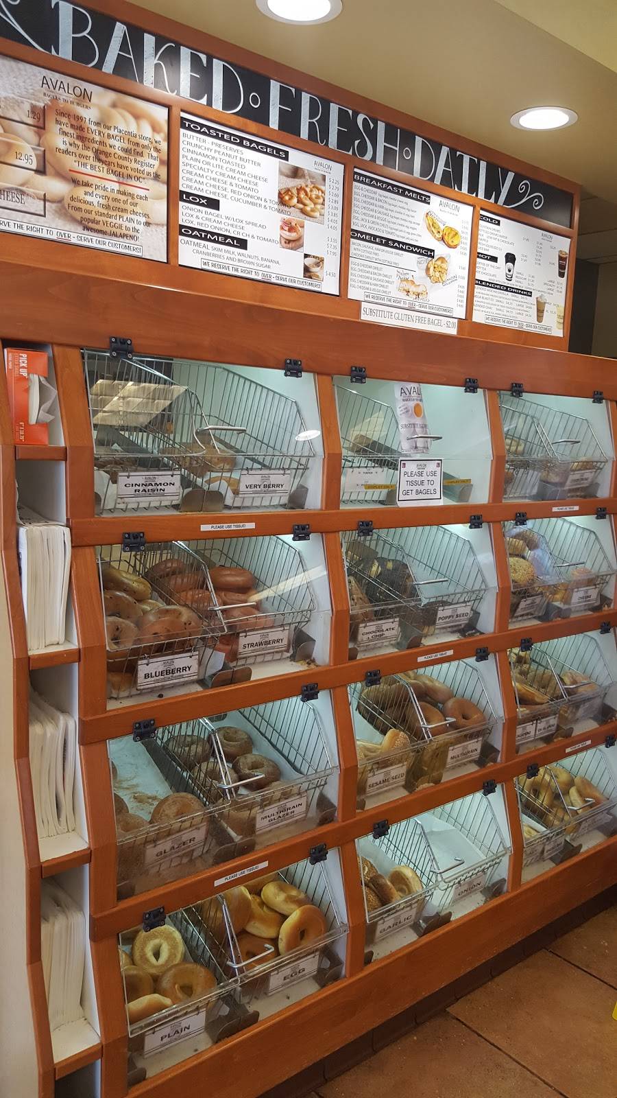 Avalon Bagels to Burgers | restaurant | 174 Yorba Linda Blvd, Placentia, CA 92870, USA | 7149851382 OR +1 714-985-1382