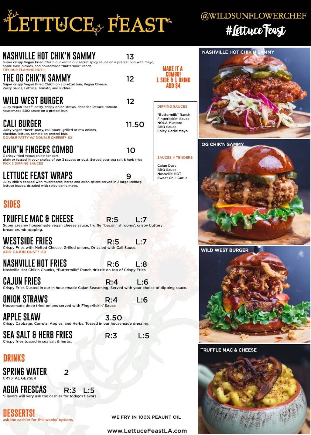 LETTUCE FEAST | restaurant | 14320 Ventura Blvd #604, Sherman Oaks, CA 91423, USA | 4242613659 OR +1 424-261-3659