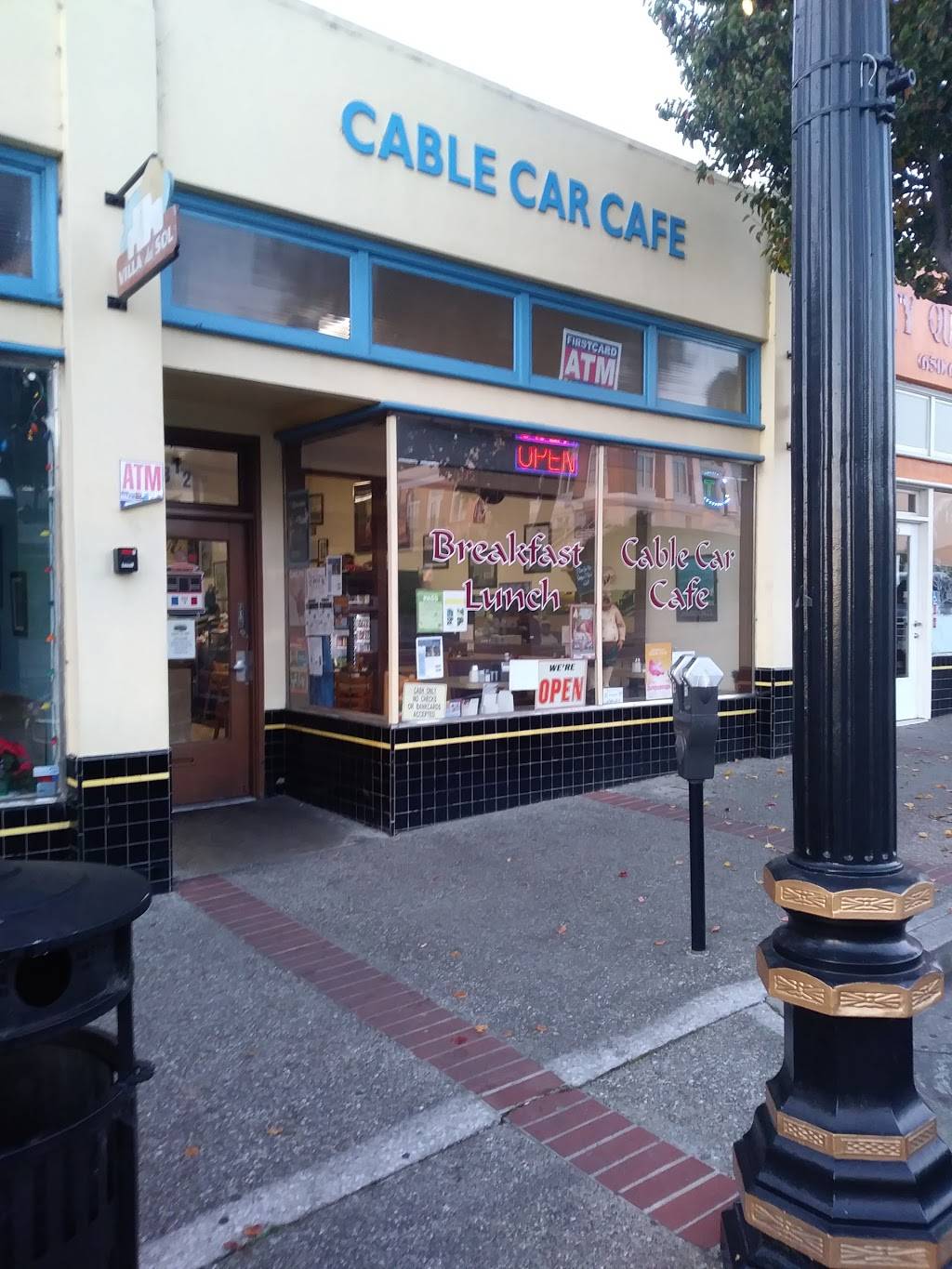 Cable Car Cafe | cafe | 423 1, 2 Grand Ave, South San Francisco, CA 94080, USA | 6509529533 OR +1 650-952-9533