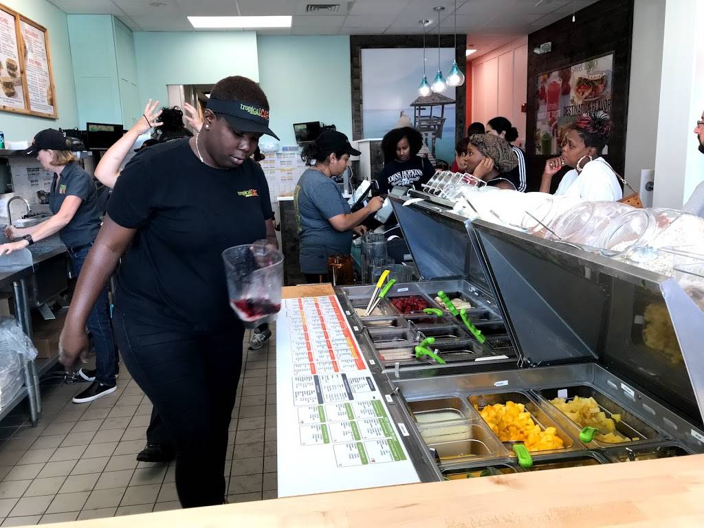 Tropical Smoothie Cafe | restaurant | 10260 Baltimore Ave, College Park, MD 20740, USA | 2403916082 OR +1 240-391-6082