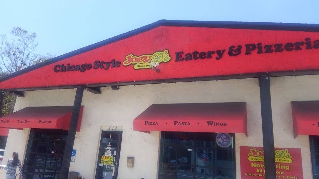 Joey Ds Chicago Style Eatery & Pizzeria | restaurant | 211 N Tamiami Trail, Sarasota, FL 34236, USA | 9413649900 OR +1 941-364-9900