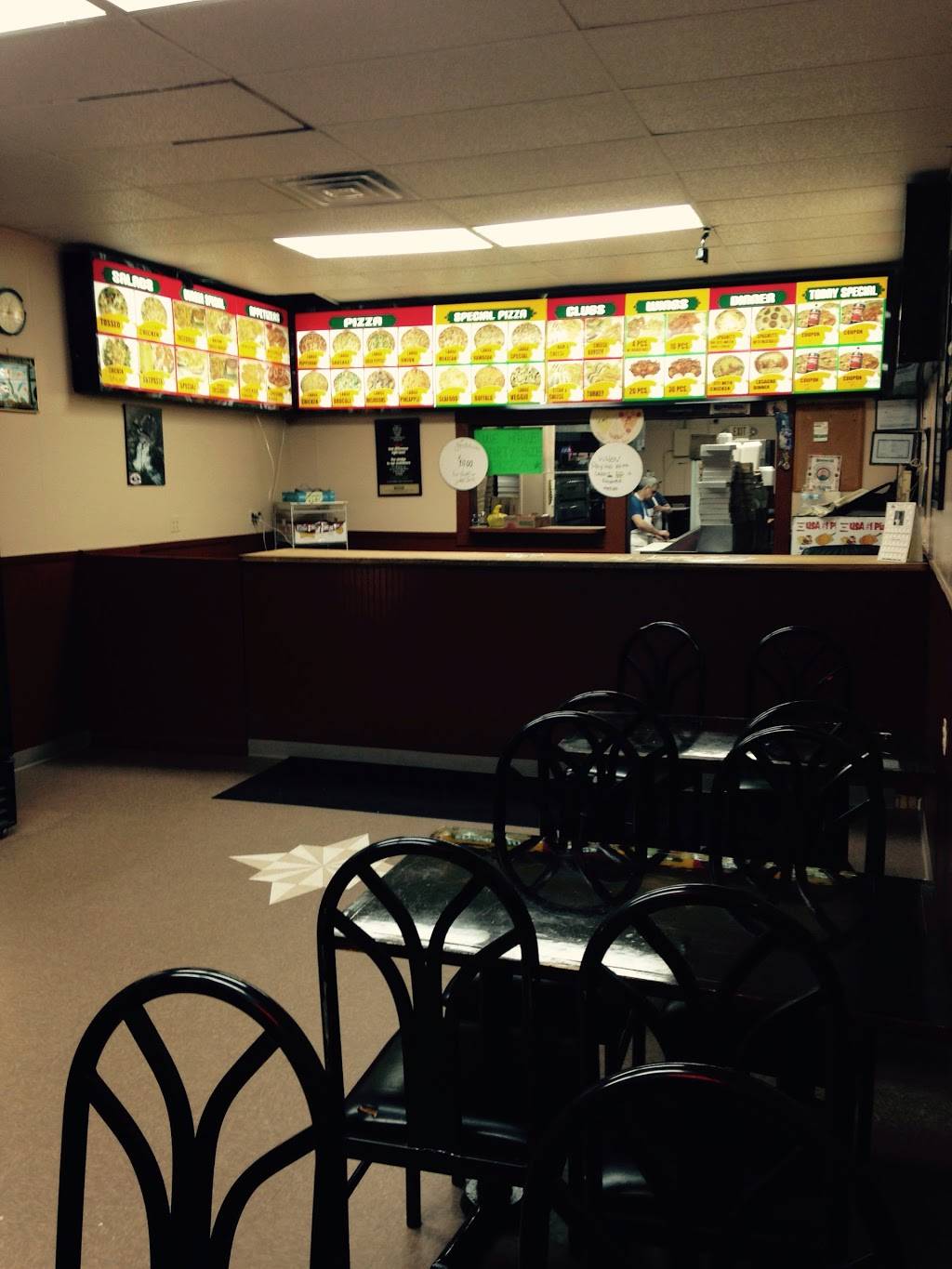 Usa 1 Pizza | restaurant | 216 Grand Ave, New Haven, CT 06513, USA | 2037730848 OR +1 203-773-0848