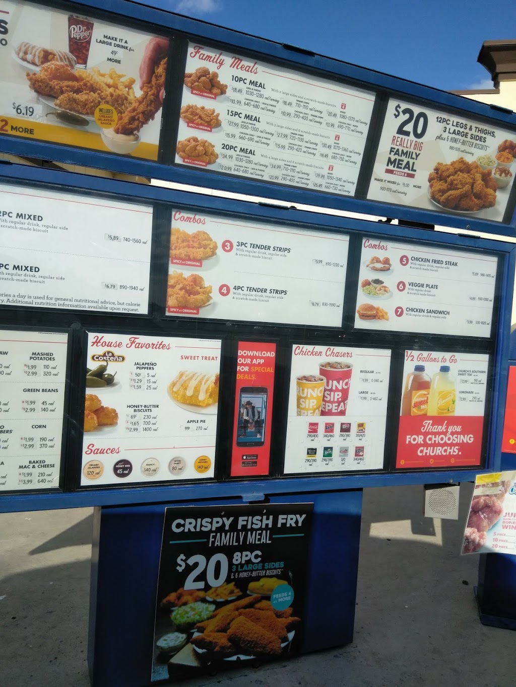 Churchs Chicken | restaurant | 2333 Bob Bullock Loop, Laredo, TX 78043, USA | 9567917824 OR +1 956-791-7824