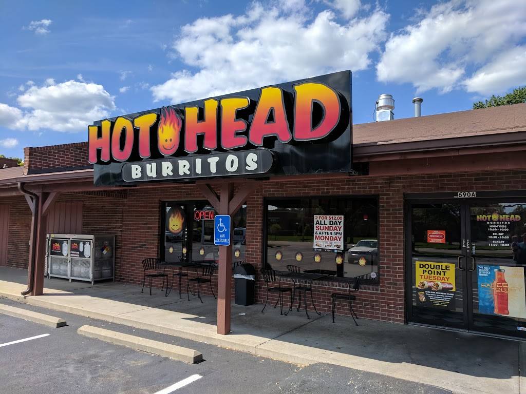 Hot Head Burritos | restaurant | 690 Nilles Rd, Fairfield, OH 45014, USA | 5138584323 OR +1 513-858-4323