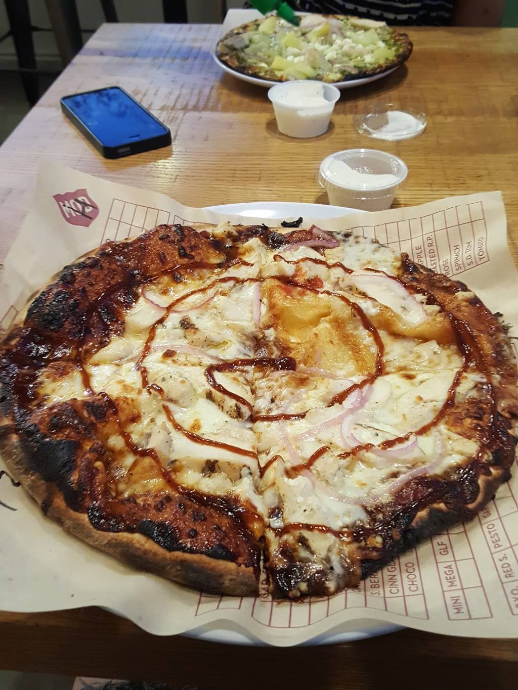 MOD Pizza | restaurant | 21295 S Ellsworth Loop #101, Queen Creek, AZ 85142, USA | 6024835075 OR +1 602-483-5075