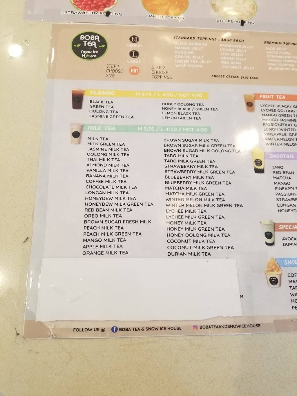 Boba Tea and Snow Ice | restaurant | 425 Broadway, Chelsea, MA 02150, USA | 6178840985 OR +1 617-884-0985