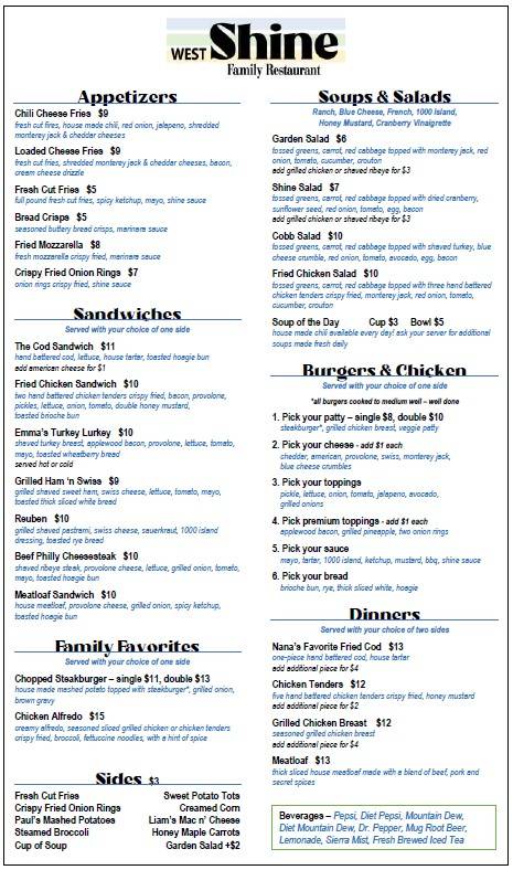 West Shine Family Restaurant | restaurant | 3245 Westbourne Dr, Cincinnati, OH 45248, USA | 5139229378 OR +1 513-922-9378