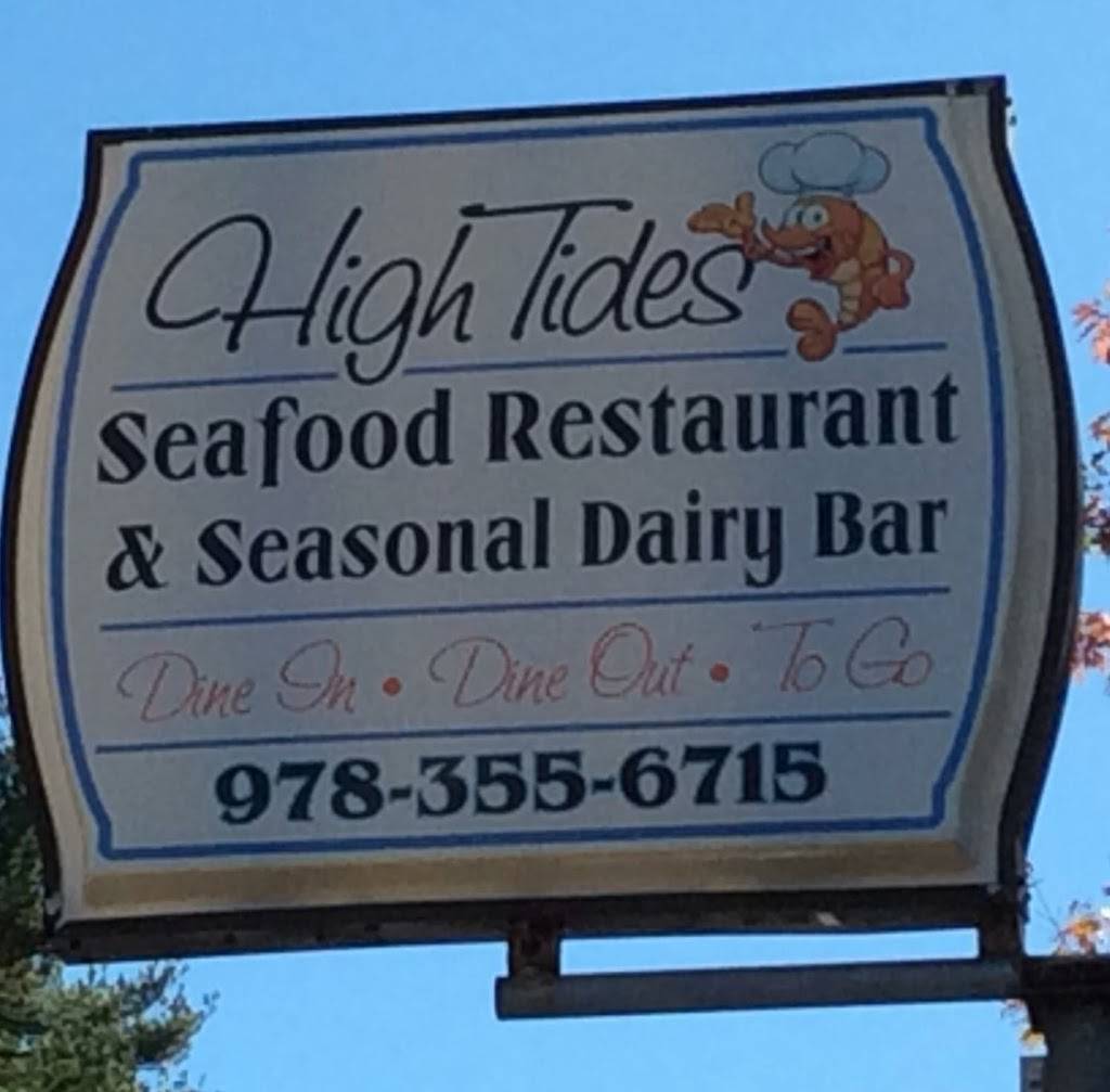 High Tide Seafood | restaurant | 9107, 2291 West St, Barre, MA 01005, USA | 9783556715 OR +1 978-355-6715