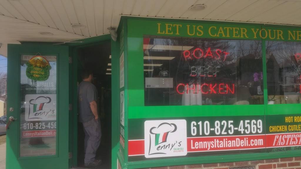 Lennys Italian Deli | meal takeaway | 900 Fayette St, Conshohocken, PA 19428, USA | 6108254569 OR +1 610-825-4569