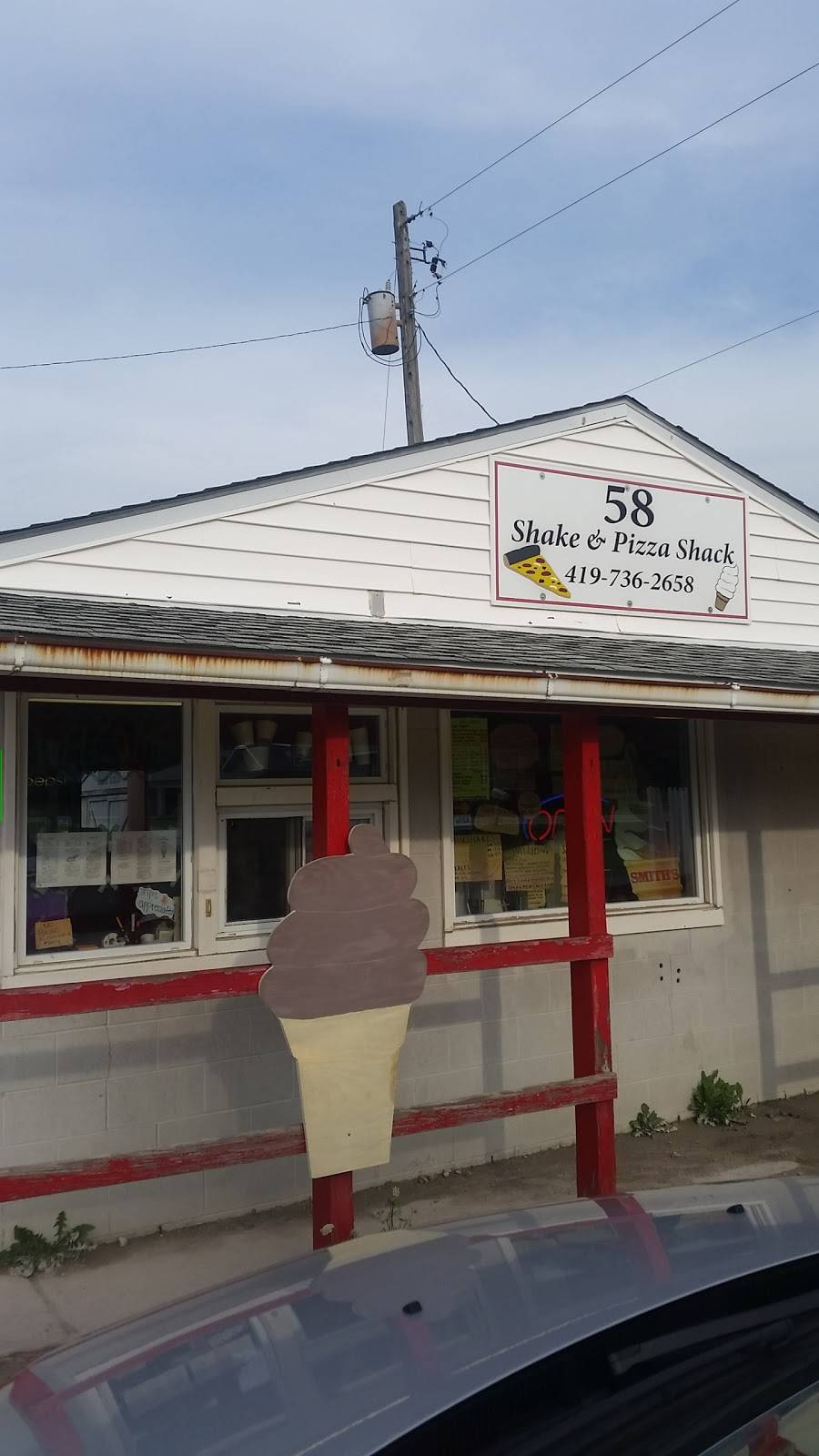 58 Shake & Pizza Shack | restaurant | 229 OH-58, Sullivan, OH 44880, USA | 4197362658 OR +1 419-736-2658