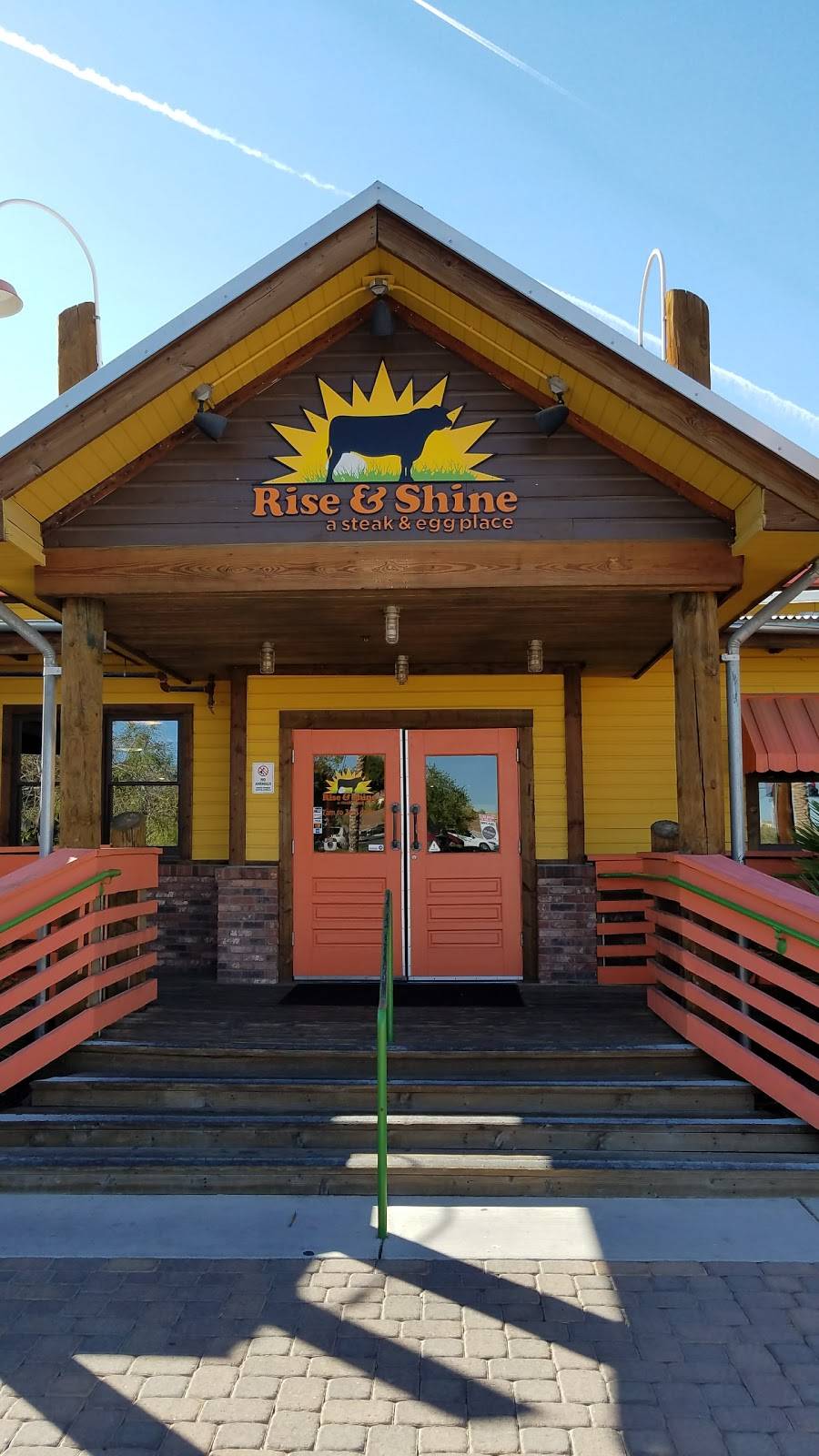 Rise & Shine A Steak And Egg Place | restaurant | 9827 W Flamingo Rd, Las Vegas, NV 89147, USA | 7028730155 OR +1 702-873-0155