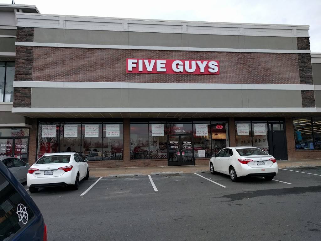 Five Guys | meal takeaway | 6134 Arlington Blvd, Falls Church, VA 22044, USA | 5713883920 OR +1 571-388-3920