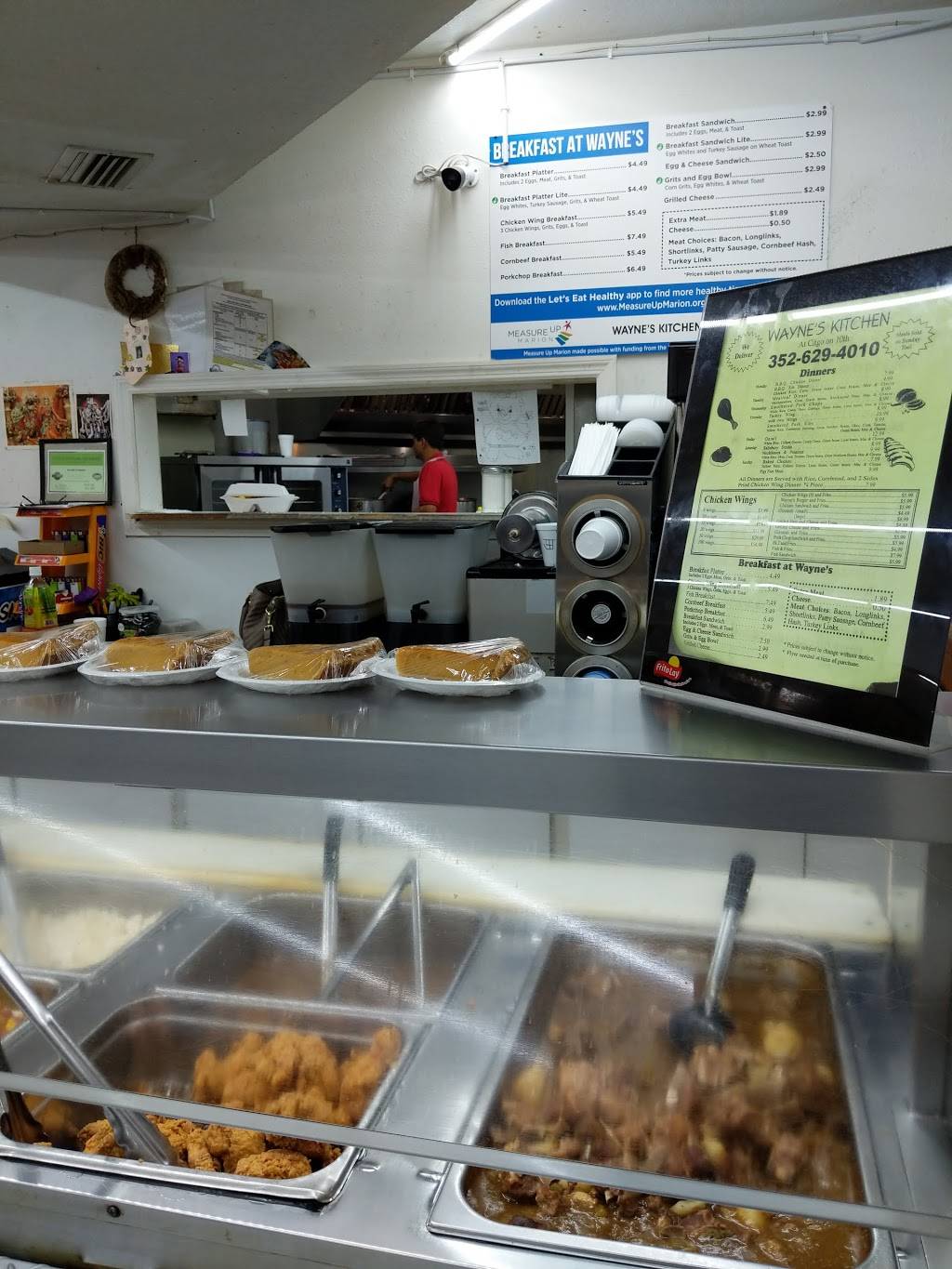 WAYNES KITCHEN | restaurant | 1211 NW 10th St, Ocala, FL 34475, USA | 3526294010 OR +1 352-629-4010