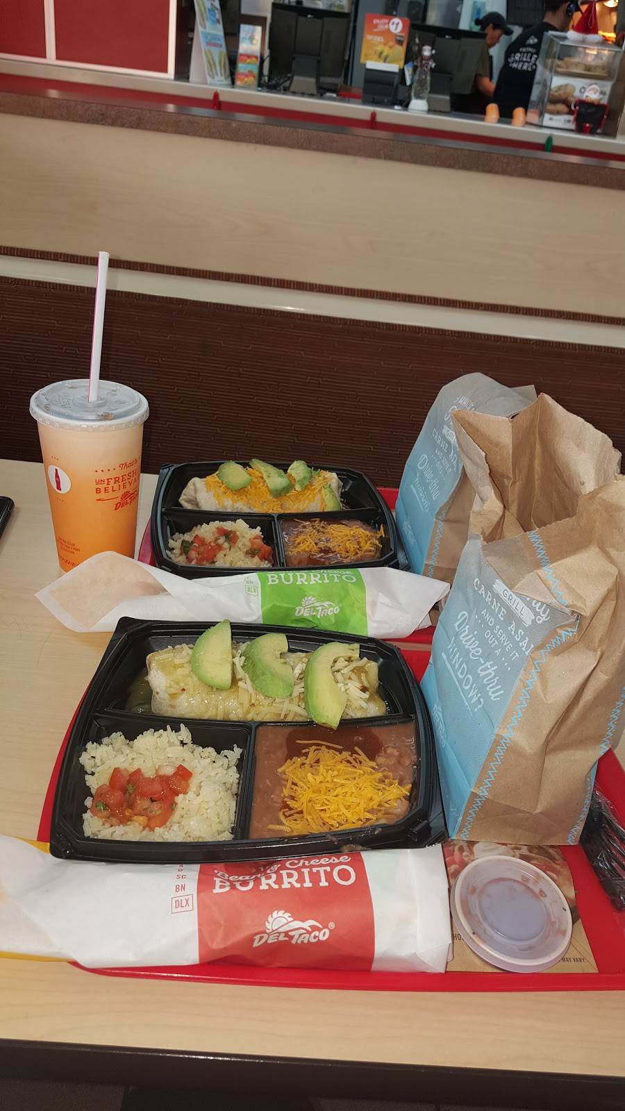 Del Taco | meal takeaway | 6821 Balboa Blvd, Van Nuys, CA 91406, USA | 8187816199 OR +1 818-781-6199