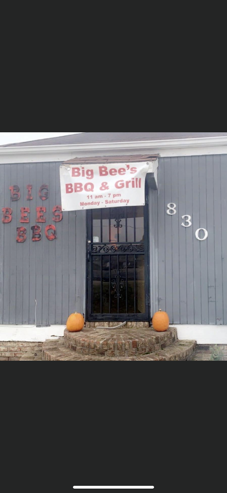 Big Bees BBQ & Grill Restaurant | restaurant | 830 W Pine St, Vicksburg, MS 39180, USA | 6018313951 OR +1 601-831-3951