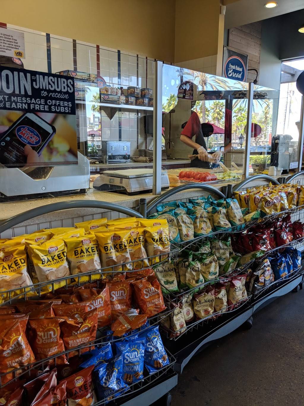 Jersey Mikes Subs | restaurant | 8590 Rio San Diego Dr Suite #109, San Diego, CA 92108, USA | 6192911122 OR +1 619-291-1122