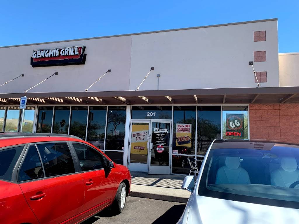 Genghis Grill | restaurant | 7350 W Bell Rd #201, Glendale, AZ 85308, USA | 6233342695 OR +1 623-334-2695