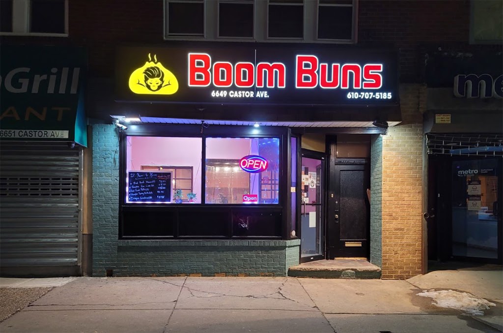 BOOM BUNS | restaurant | 6649 Castor Ave, Philadelphia, PA 19149, USA | 6107075185 OR +1 610-707-5185
