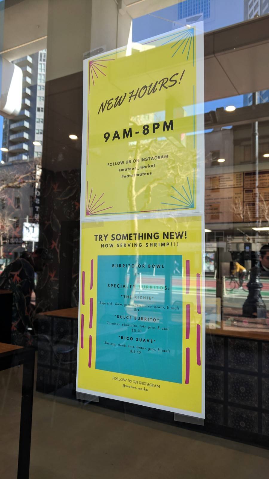 Mateos | restaurant | 1455 Market St #3B, San Francisco, CA 94103, USA | 4155563333 OR +1 415-556-3333