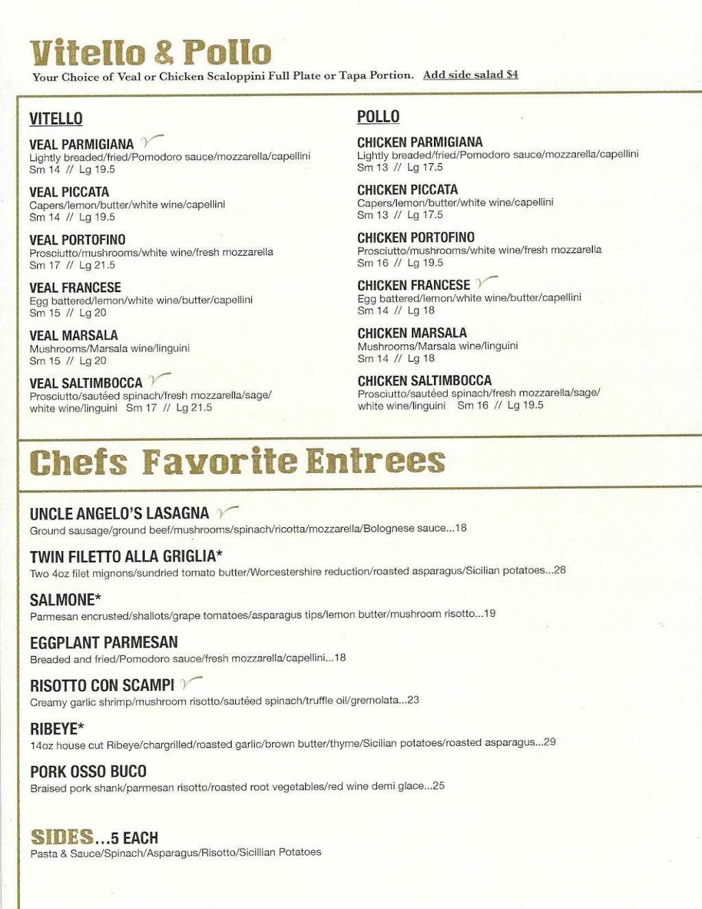 Vino Italian + Bistro | restaurant | 5200 Fairfield Shopping Centre, Virginia Beach, VA 23464, USA | 7574023600 OR +1 757-402-3600