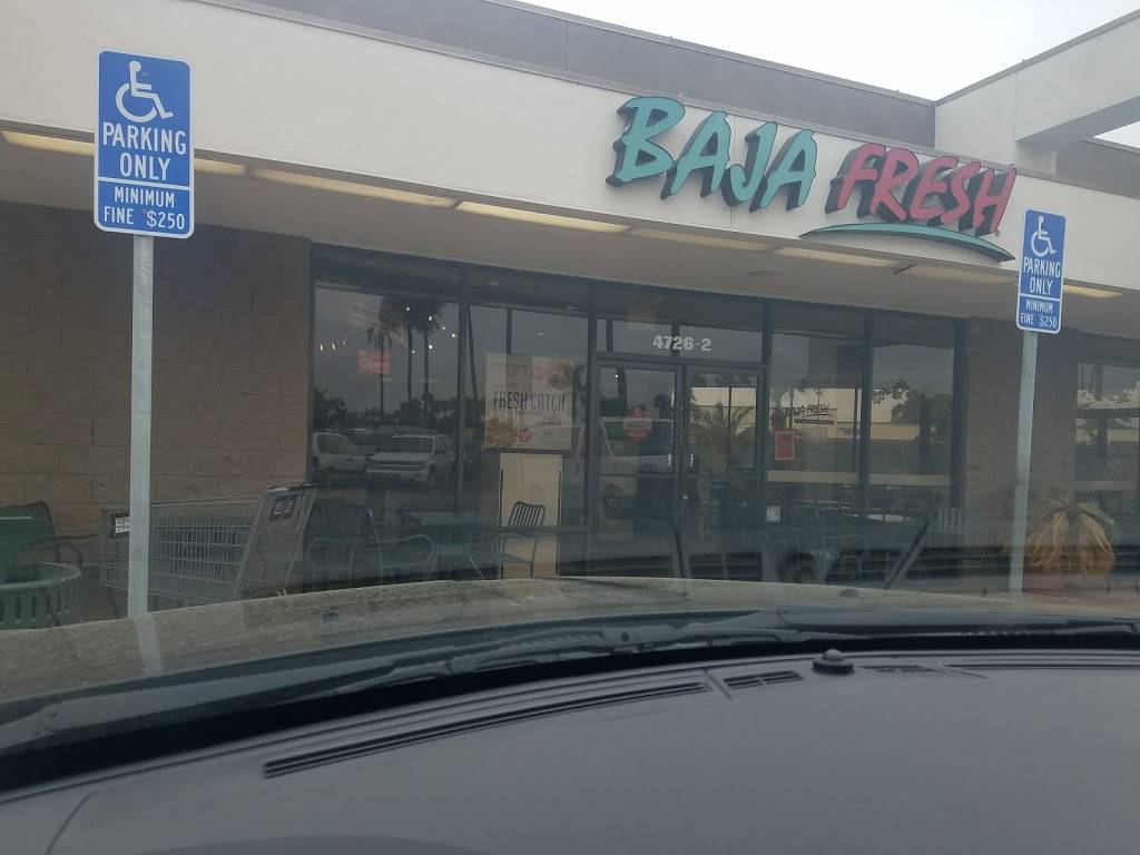 Baja Fresh Mexican Grill | restaurant | 4726 Telephone Rd, # G2, Ventura, CA 93003, USA | 8056503535 OR +1 805-650-3535