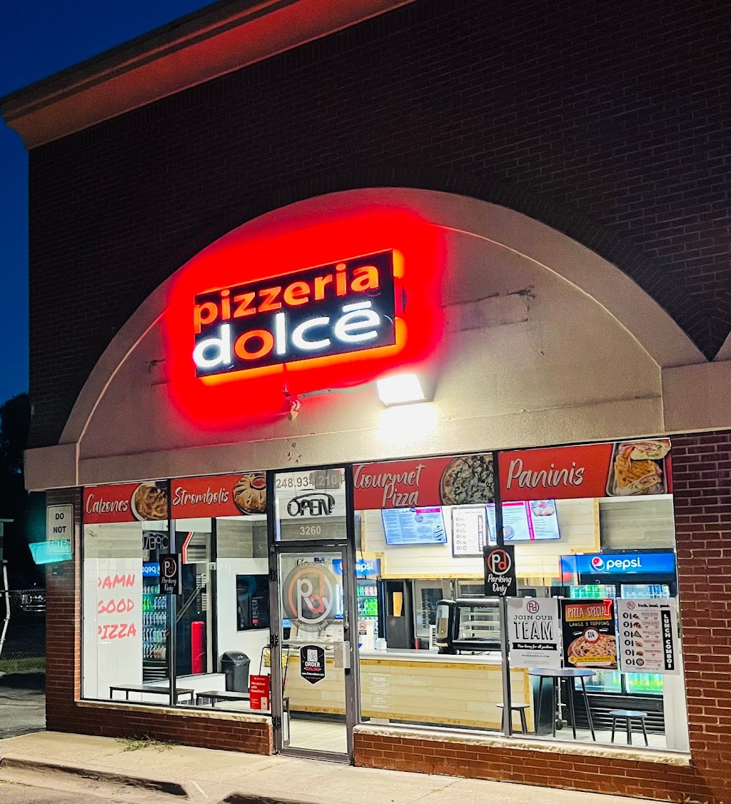 Pizzeria Dolce | restaurant | 3260 Orchard Lake Rd, West Bloomfield Township, MI 48324, USA | 2489342104 OR +1 248-934-2104