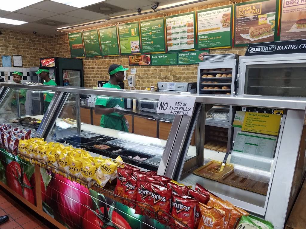Subway | restaurant | 7628 Mobile Hwy, Hope Hull, AL 36043, USA | 3342813488 OR +1 334-281-3488