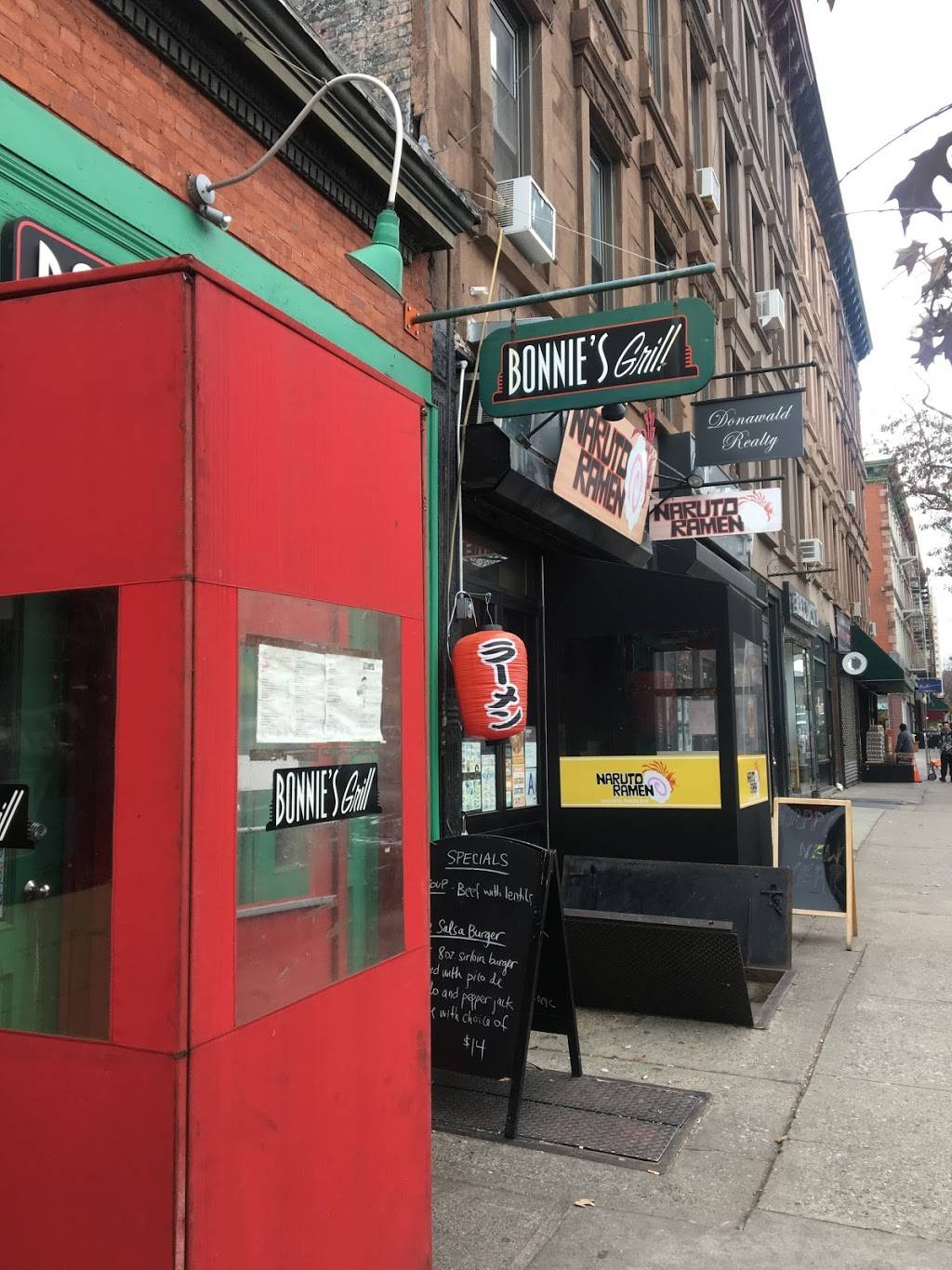 Bonnies Grill | restaurant | 278 5th Ave, Brooklyn, NY 11215, USA | 7183699527 OR +1 718-369-9527