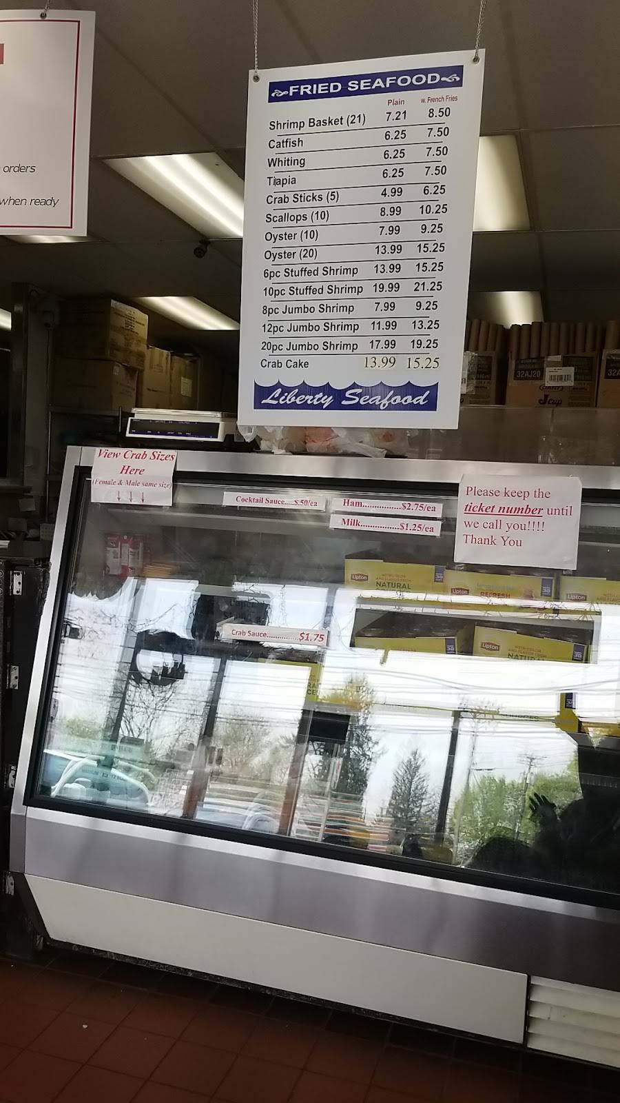 Liberty Seafood | restaurant | 8015 Liberty Rd, Windsor Mill, MD 21244, USA | 4109221800 OR +1 410-922-1800