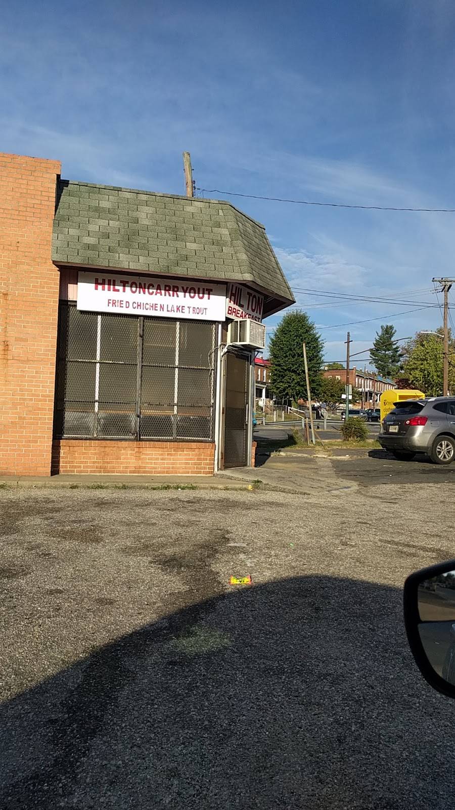 Hillton Carryout | meal takeaway | 3301 W Baltimore St, Baltimore, MD 21229, USA | 4102338252 OR +1 410-233-8252