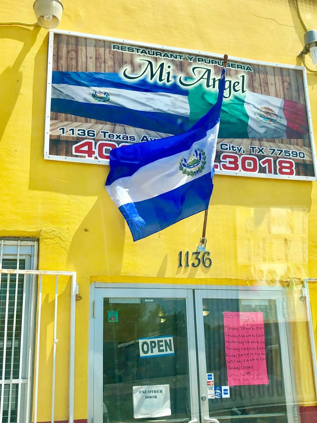 Restaurante y pupuseria mi Angel | restaurant | 1136 Texas Ave, Texas City, TX 77590, USA | 4093593018 OR +1 409-359-3018