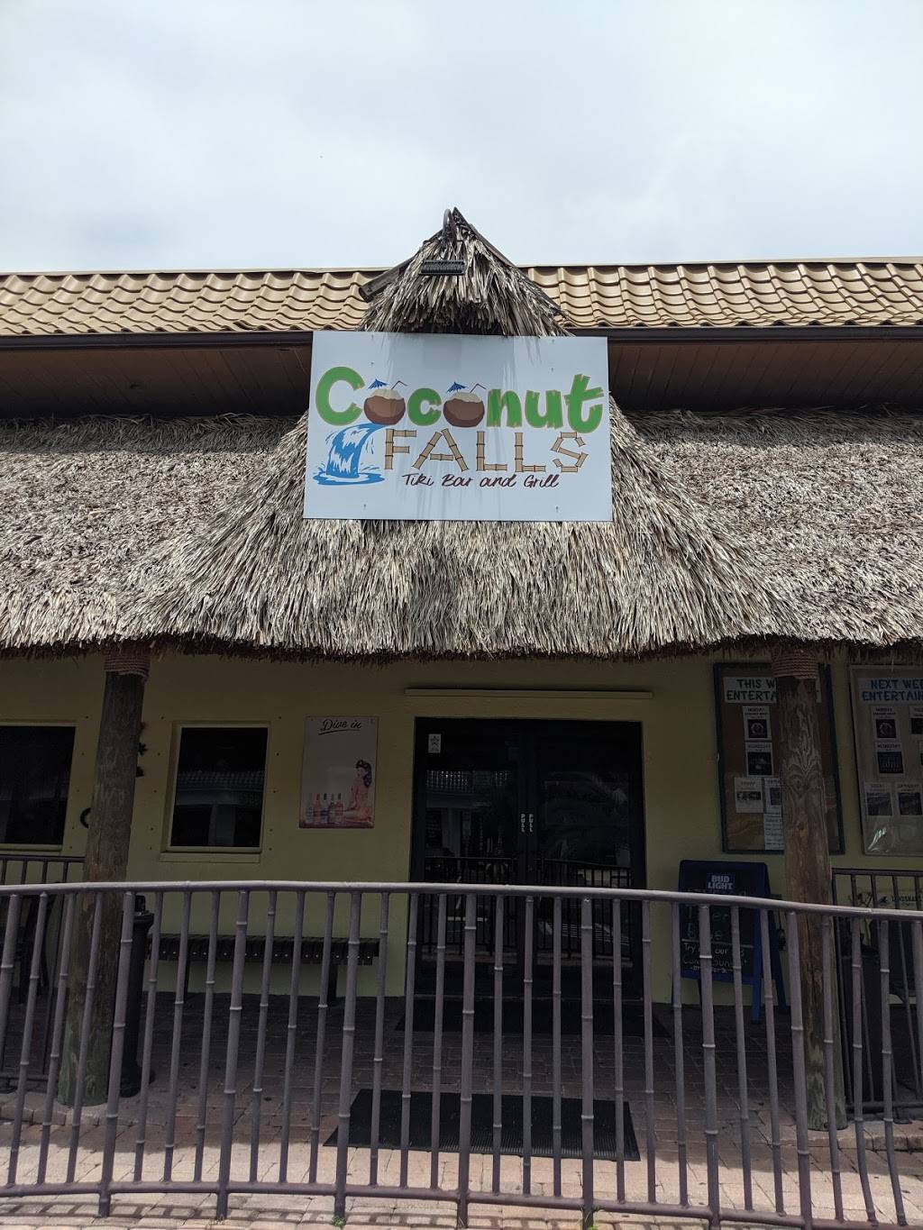Coconut Falls Tiki Bar and Grill | restaurant | 17200 S Tamiami Trail, Fort Myers, FL 33908, USA | 2399909901 OR +1 239-990-9901
