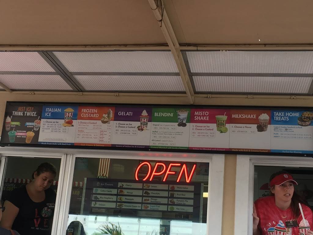 Ritas Italian Ice & Frozen Custard | restaurant | 620 W New Haven Ave, Melbourne, FL 32901, USA | 3215865818 OR +1 321-586-5818