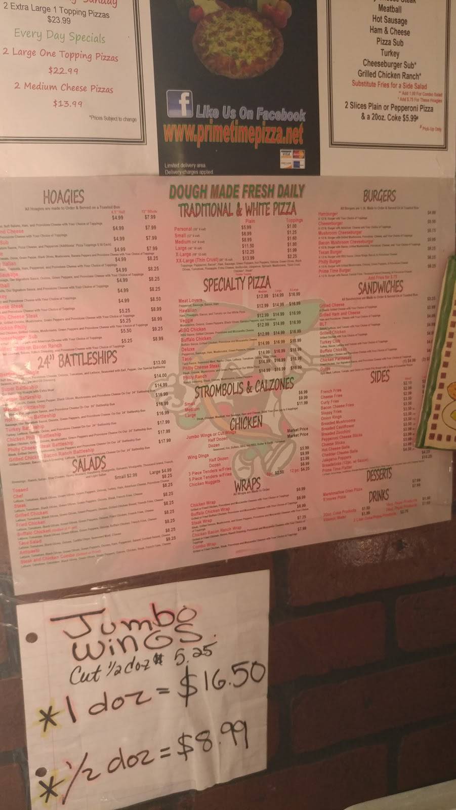 Prime Time Pizza | restaurant | 4123 PA-66, Apollo, PA 15613, USA | 7247272435 OR +1 724-727-2435