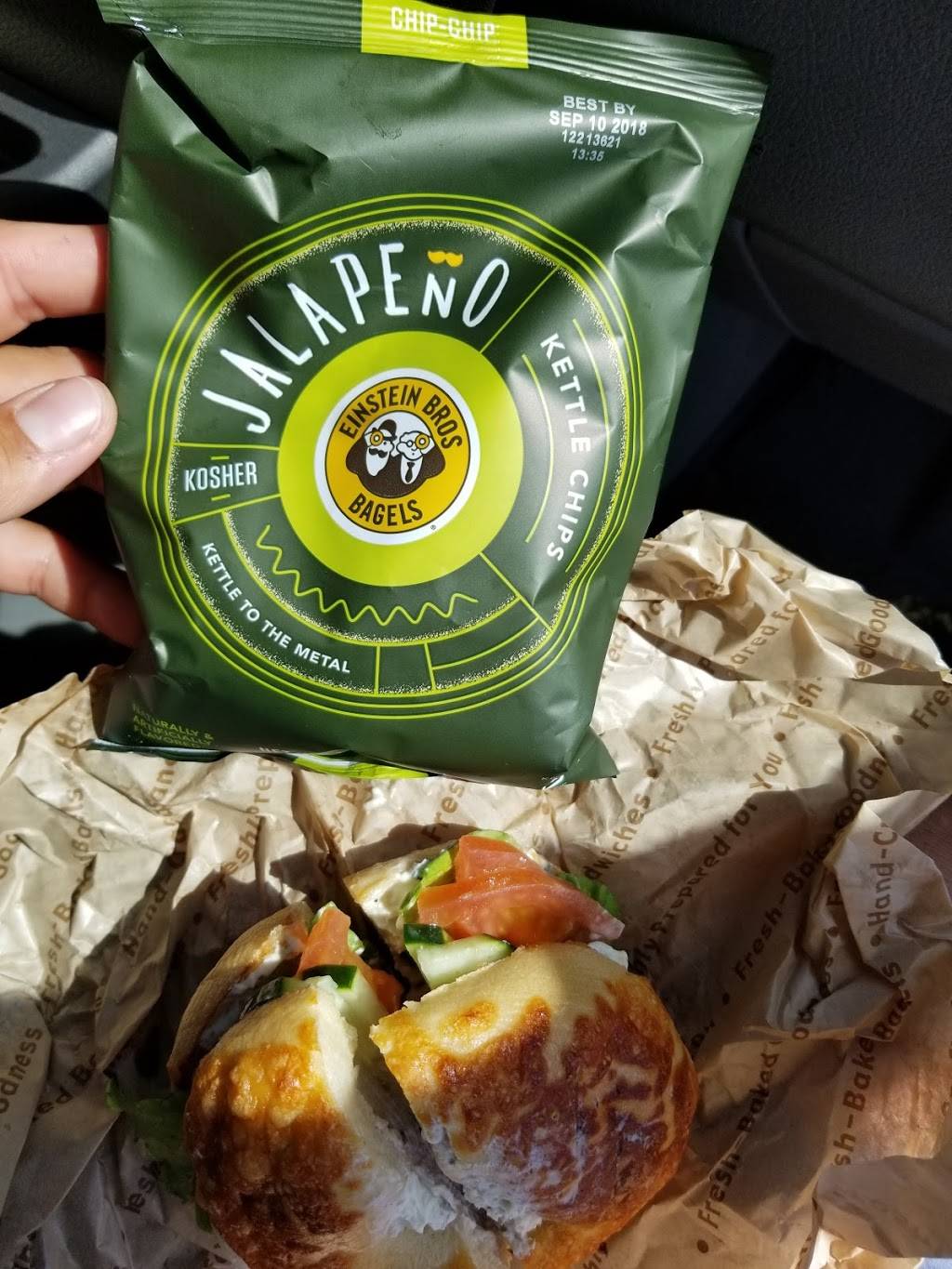 Einstein Bros. Bagels | cafe | 15721 Bernardo Heights Pkwy Ste G, San Diego, CA 92128, USA | 8584516106 OR +1 858-451-6106