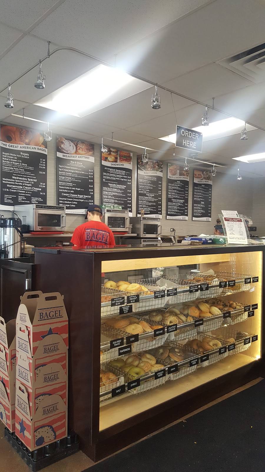 Great American Bagel | cafe | 1248 W Belmont Ave, Chicago, IL 60657, USA | 7733250606 OR +1 773-325-0606
