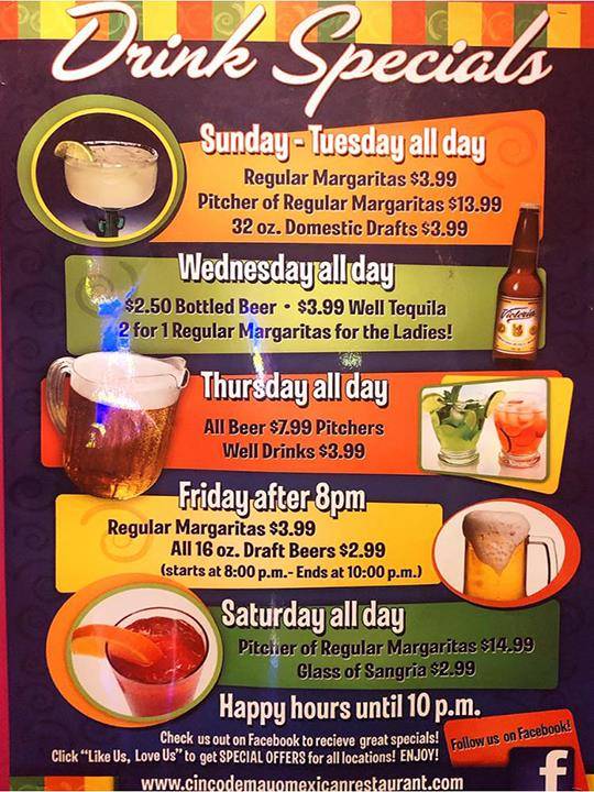 Cinco De Mayo Mexican Restaurant | East Nashville | restaurant | 1313 Woodland St, Nashville, TN 37206, USA | 6157396552 OR +1 615-739-6552