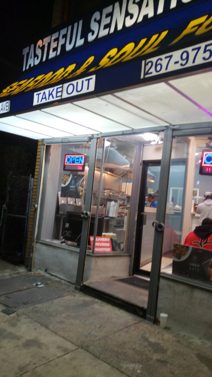 Tasteful Sensations Seafood & Soul Food | restaurant | 3703 Pulaski Ave, Philadelphia, PA 19140, USA | 2679755491 OR +1 267-975-5491