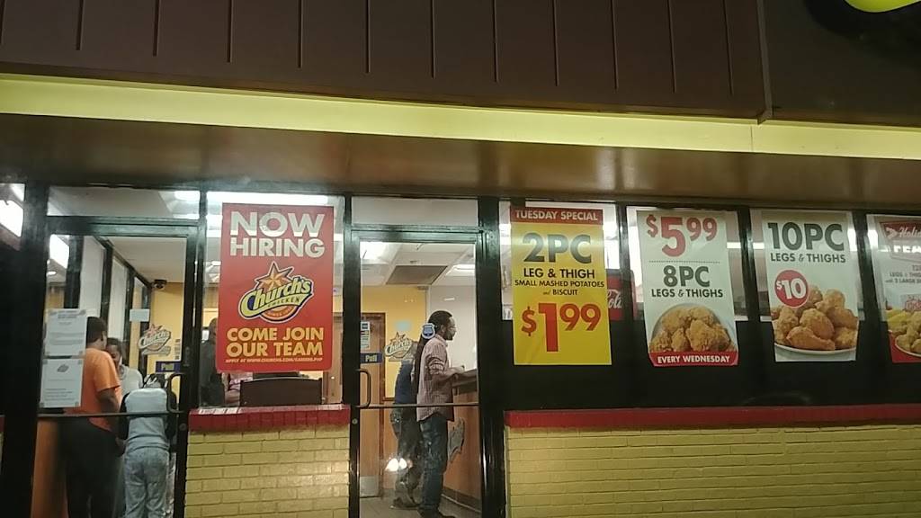Churchs Chicken | restaurant | 215 W Memorial Blvd, Lakeland, FL 33801, USA | 8636874400 OR +1 863-687-4400