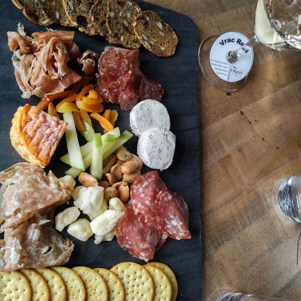 Crush Wine Bar | restaurant | 3911 Ambrosia St, Castle Rock, CO 80109, USA | 7203612121 OR +1 720-361-2121