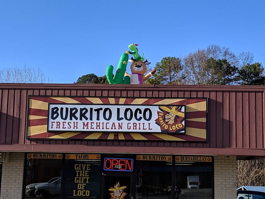 Burrito Loco | restaurant | 391 E Plaza Dr, Mooresville, NC 28115, USA | 7046630919 OR +1 704-663-0919