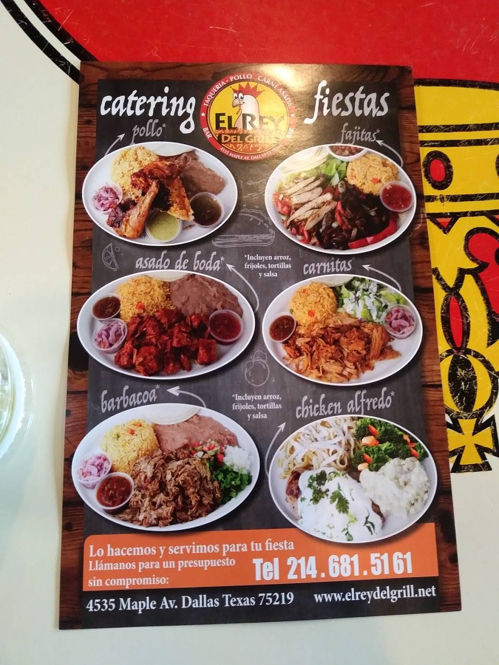 El Rey Del Grill | restaurant | 4535 Maple Ave, Dallas, TX 75219, USA | 2146815161 OR +1 214-681-5161