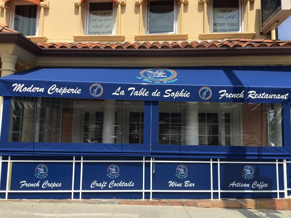 La Table de Sophie | restaurant | 1386 Westwood Blvd, Los Angeles, CA 90024, USA | 3104415384 OR +1 310-441-5384